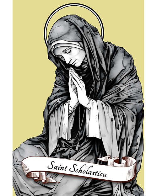 Saint Scholastica Poster product image (1)