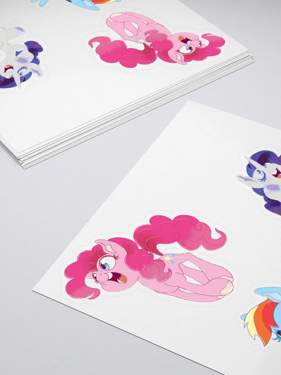 Pienkie, Rarity, Rainbow dash sickers product image (4)