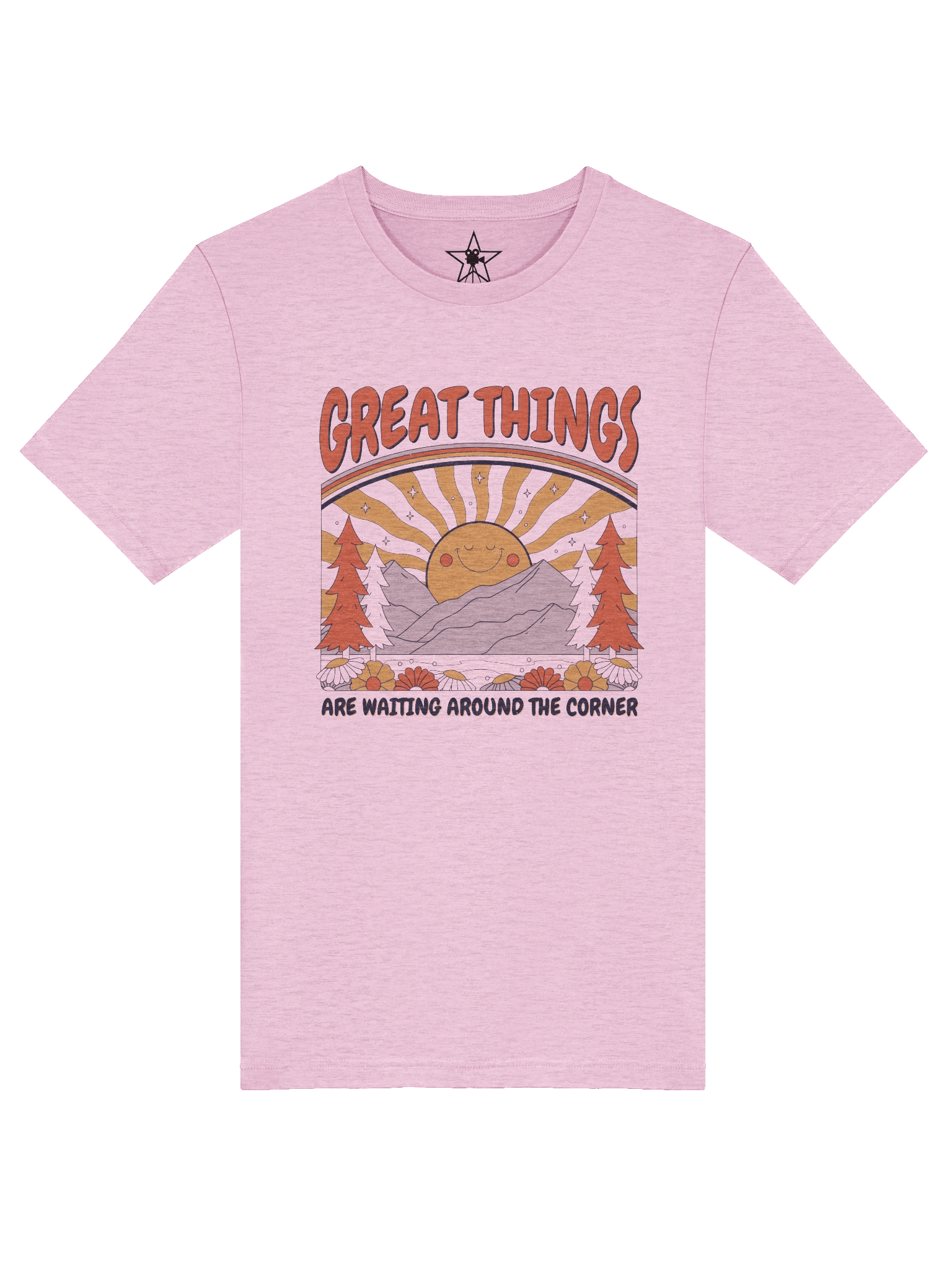 Great Things Are Waiting Around the Corner Unisex T-Shirt product image (52)