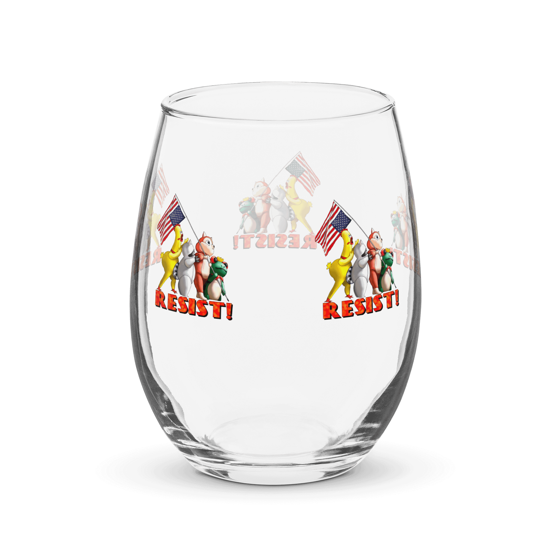 Resist! Wine Glass product image (2)