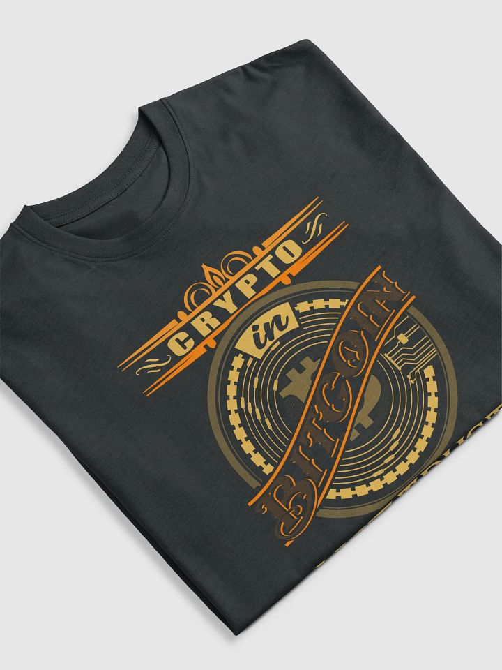 Golden Bitcoin Trust Premium Tee product image (1)