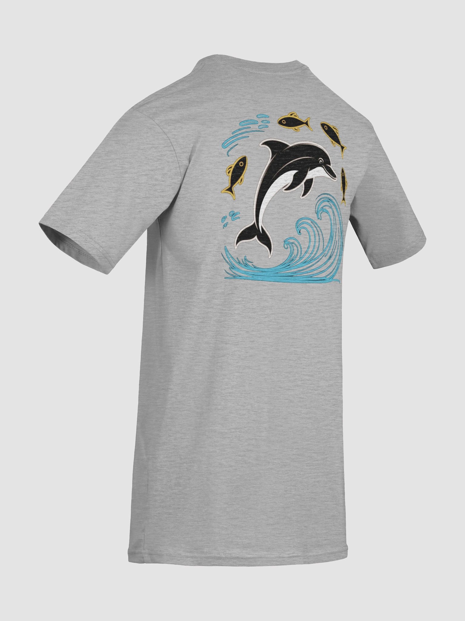 Jumping Dolphin Waves Men's Tee product image (21)