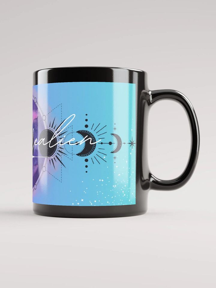 Black colorful logo mug product image (1)