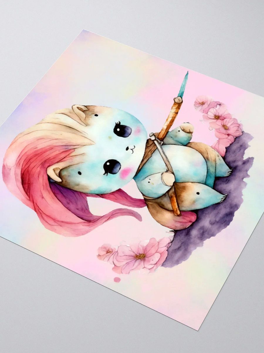 Cute Ninja Kitty, 3x3 inch Sticker product image (3)