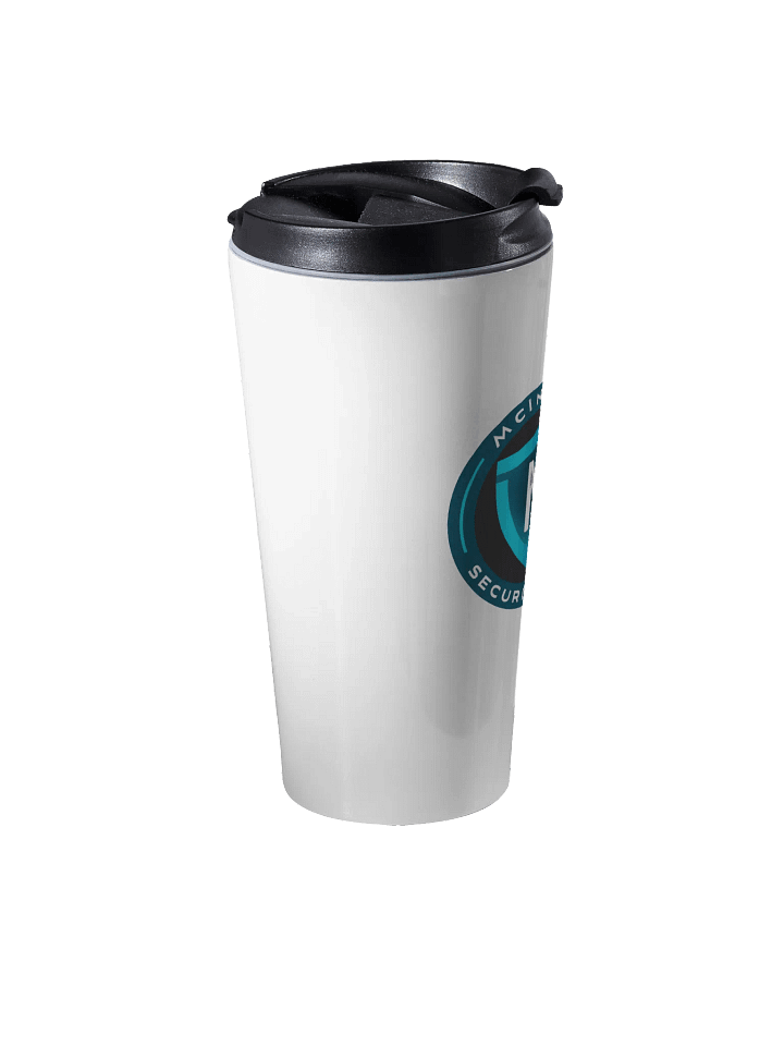 15 oz. Stainless Steel Travel Mug - McIntyre Security, Inc. Logo product image (2)