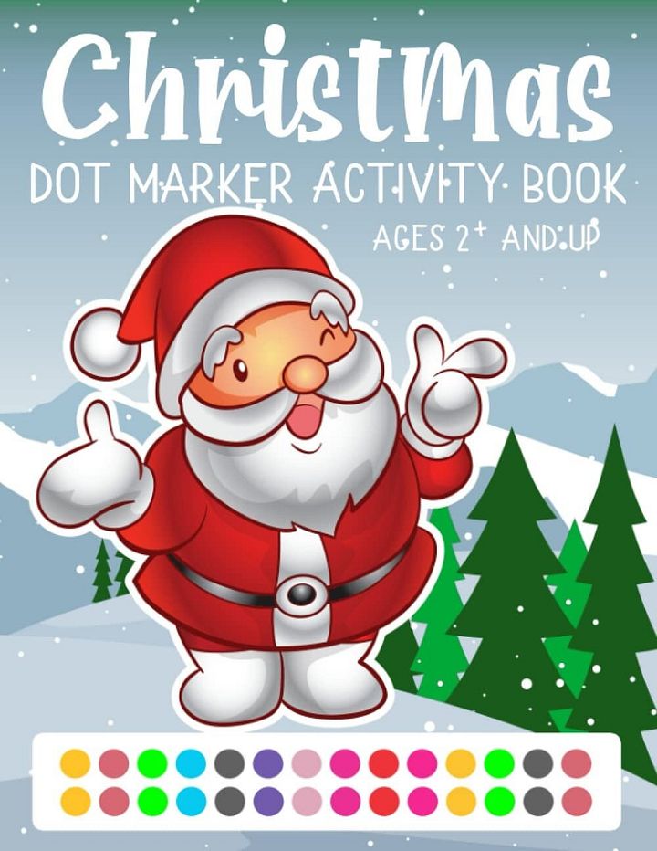 Christmas Dot Marker Coloring Pages product image (1)