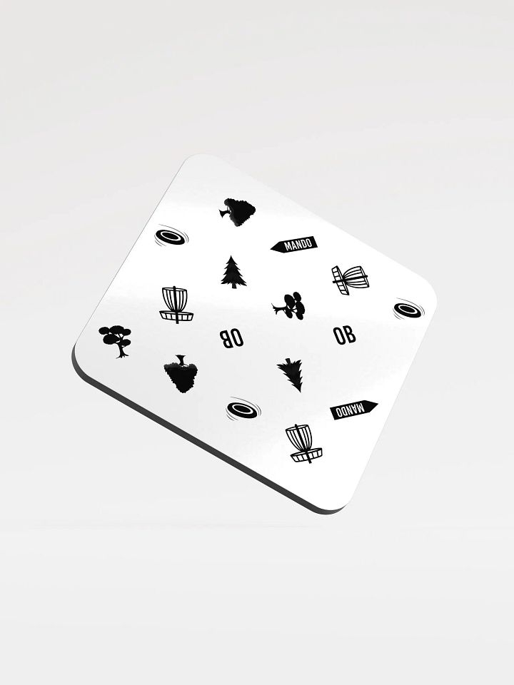 Disc Golf objects - Glossed Cork Coaster product image (1)