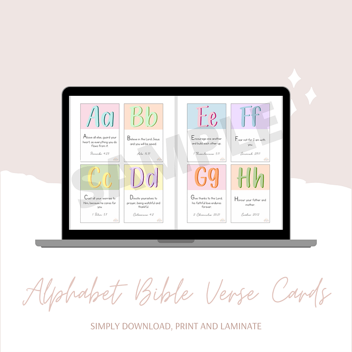 Alphabet Bible Verse Cards product image (1)