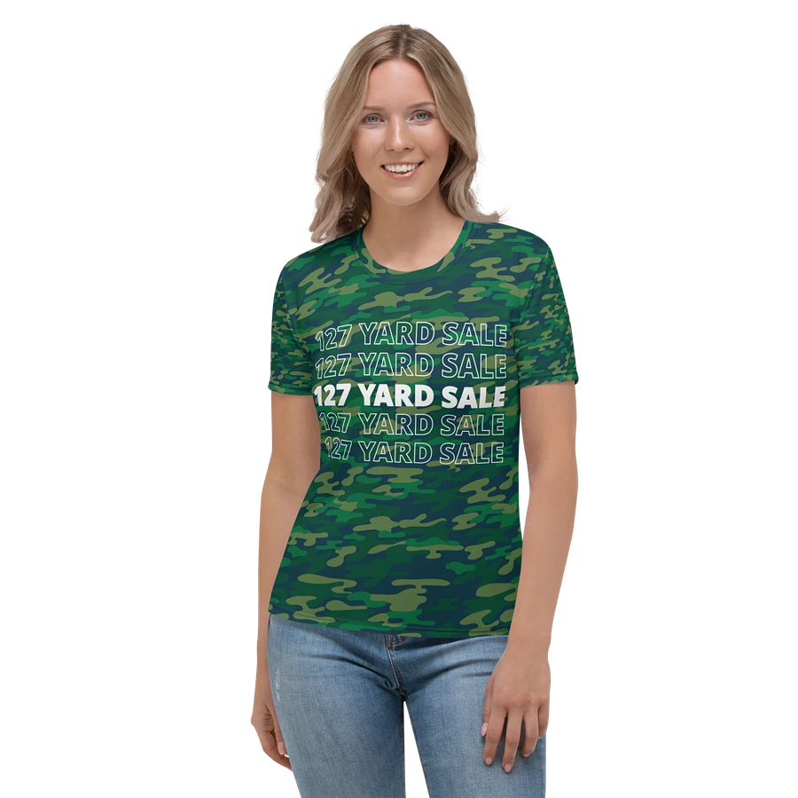 127 Yard Sale (2024) All-Over Camo Print Women's Crew Neck T-Shirt product image (16)