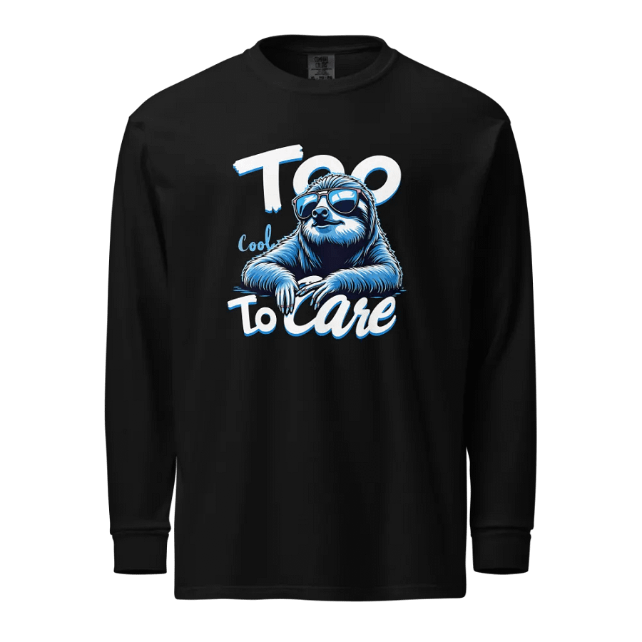 Chill Sloth Sunglasses Long Sleeve Tee product image (1)