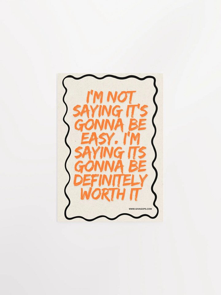 I'm Saying It's Gonna Be Wall Art product image (3)