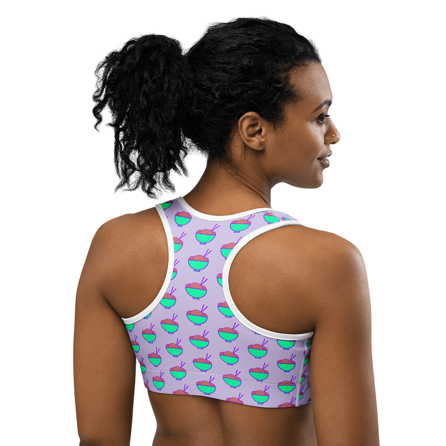 Noodle Crew Sports Bra! (Purple) product image (4)