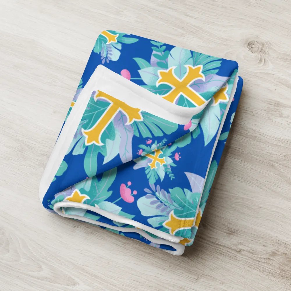 Floral Cross Patterned Blanket product image (5)