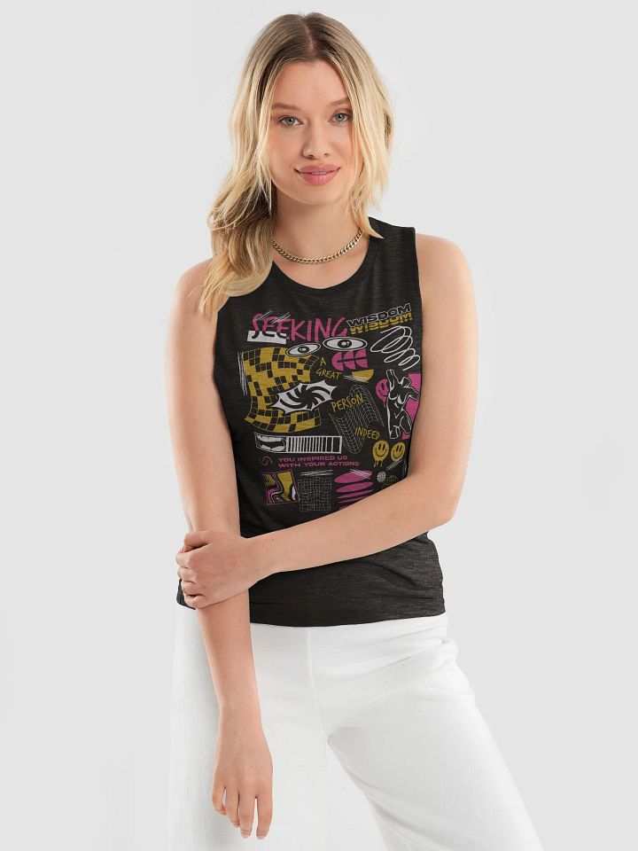 Seeking Wisdom | Bella+Canvas Women's Flowy Muscle Tank product image (1)
