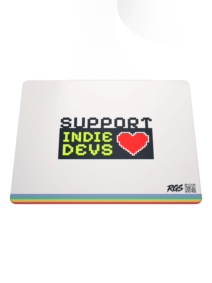 Support Indie Devs Mouse Pad – Gaming Desk Mat product image (1)