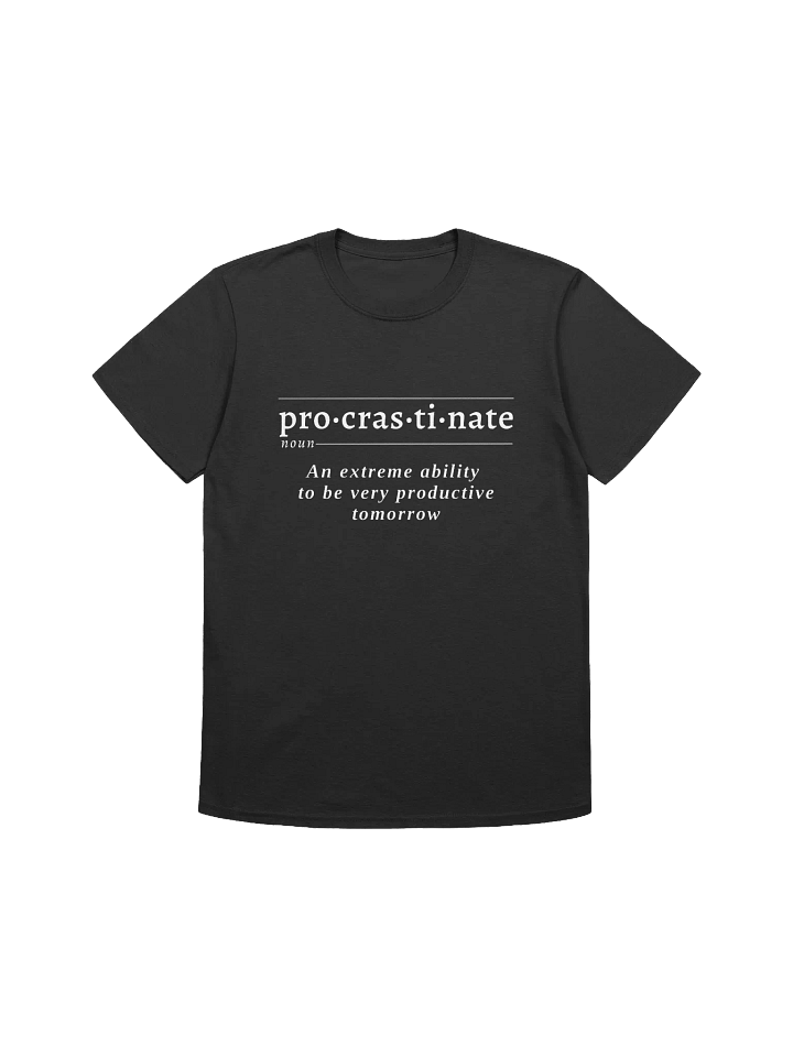Procrastinate Def Unisex Tee v2 product image (1)