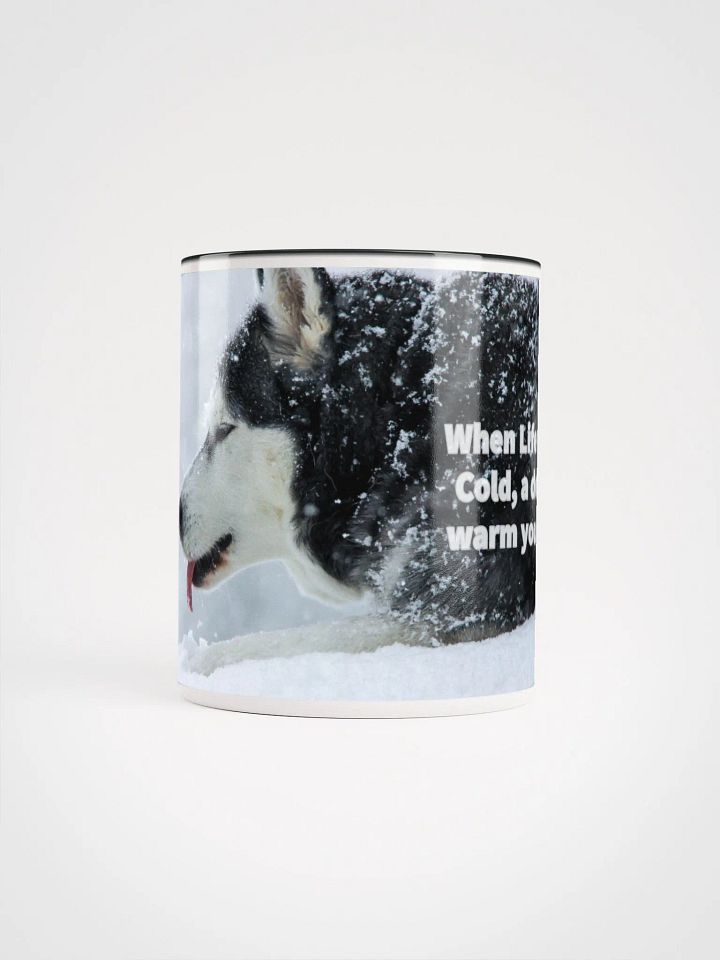 Mug Color in - Siberian Husky tastes the Snow product image (2)
