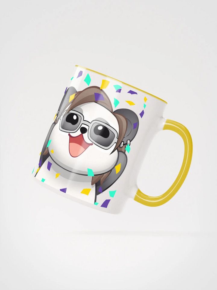 #PandaParty Mug (Yellow - 11 oz) product image (2)