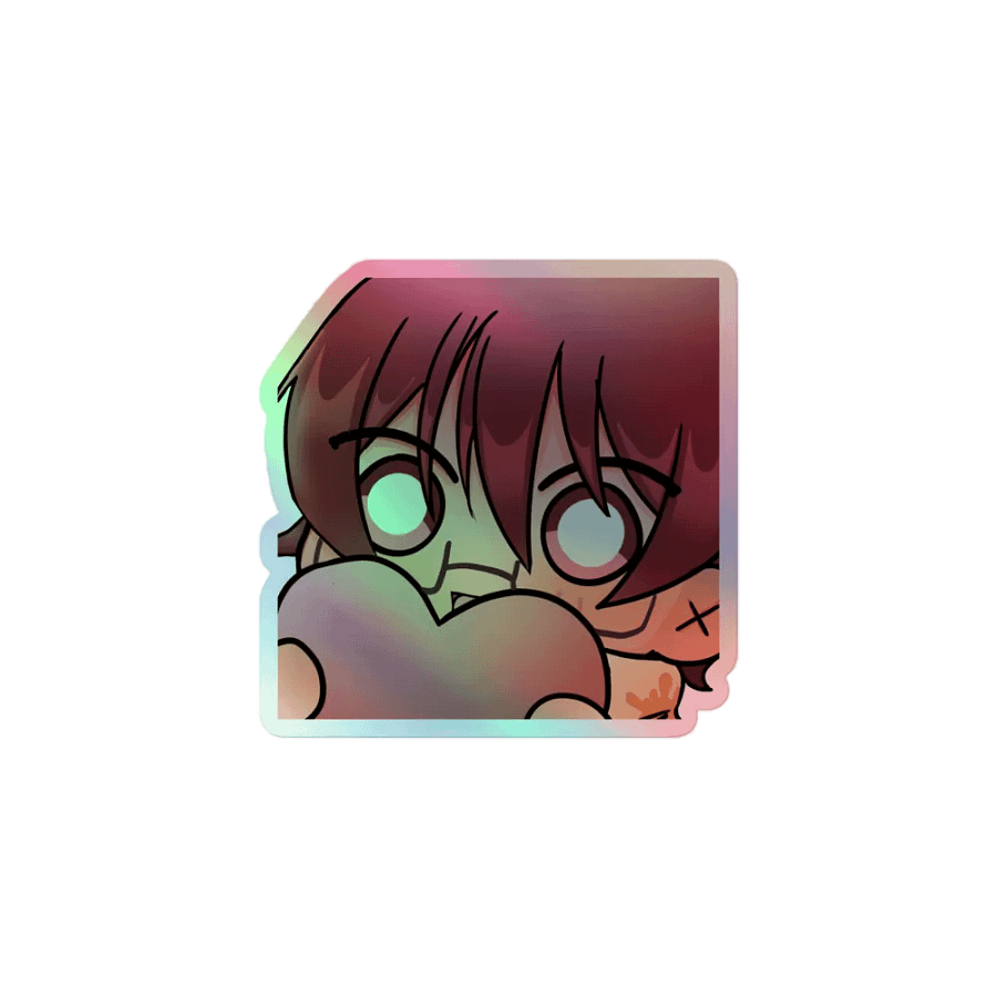 Tj Heart Holo Sticker product image (1)