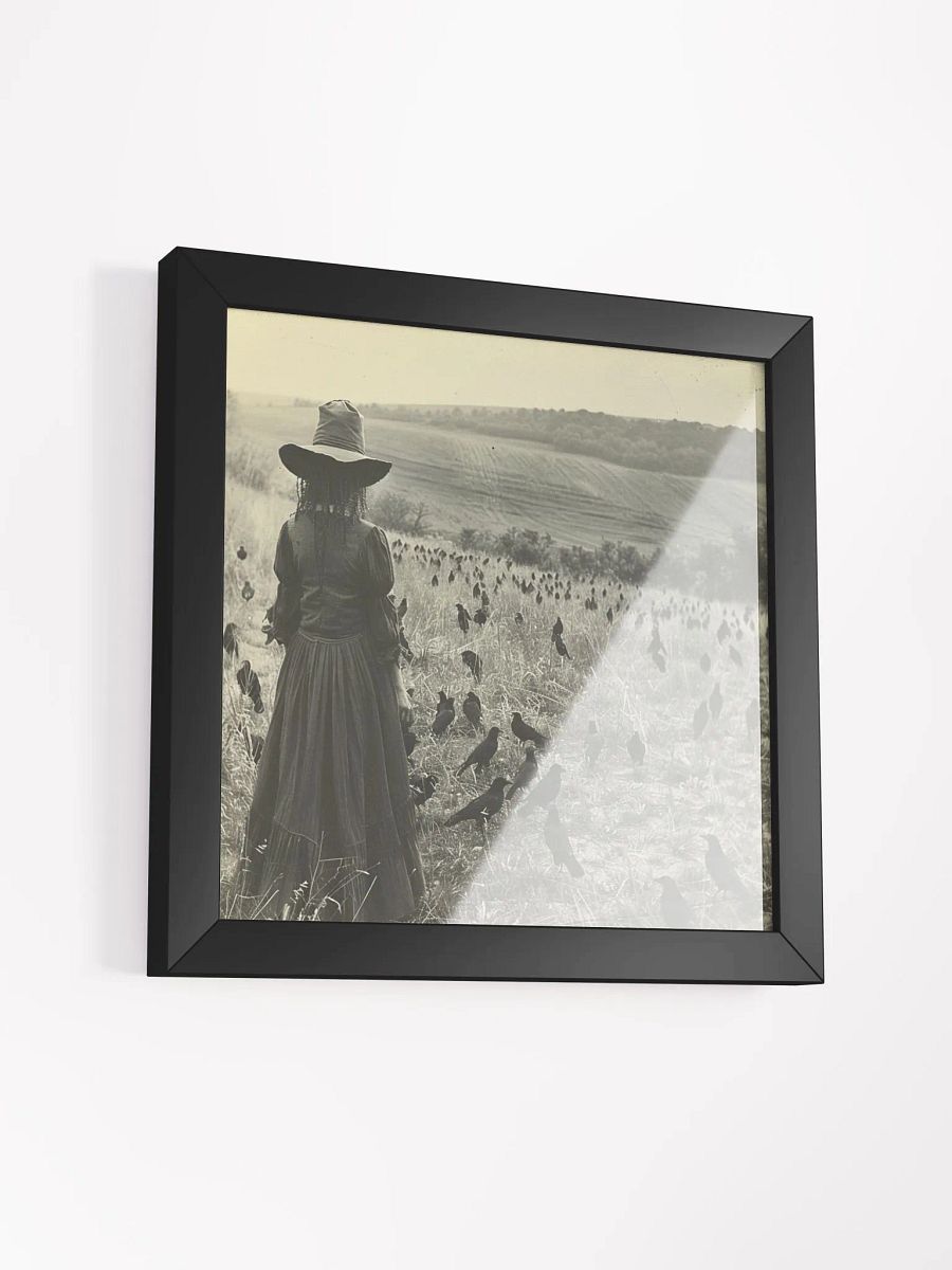 ScarecrowWitch Black and White Framed Wall Art product image (26)