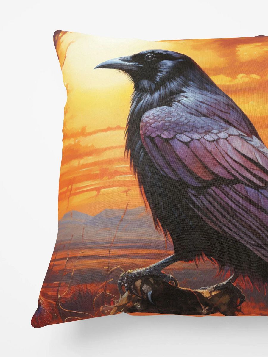 COZY PILLOW 🟠 Bird against a sunset sky product image (3)