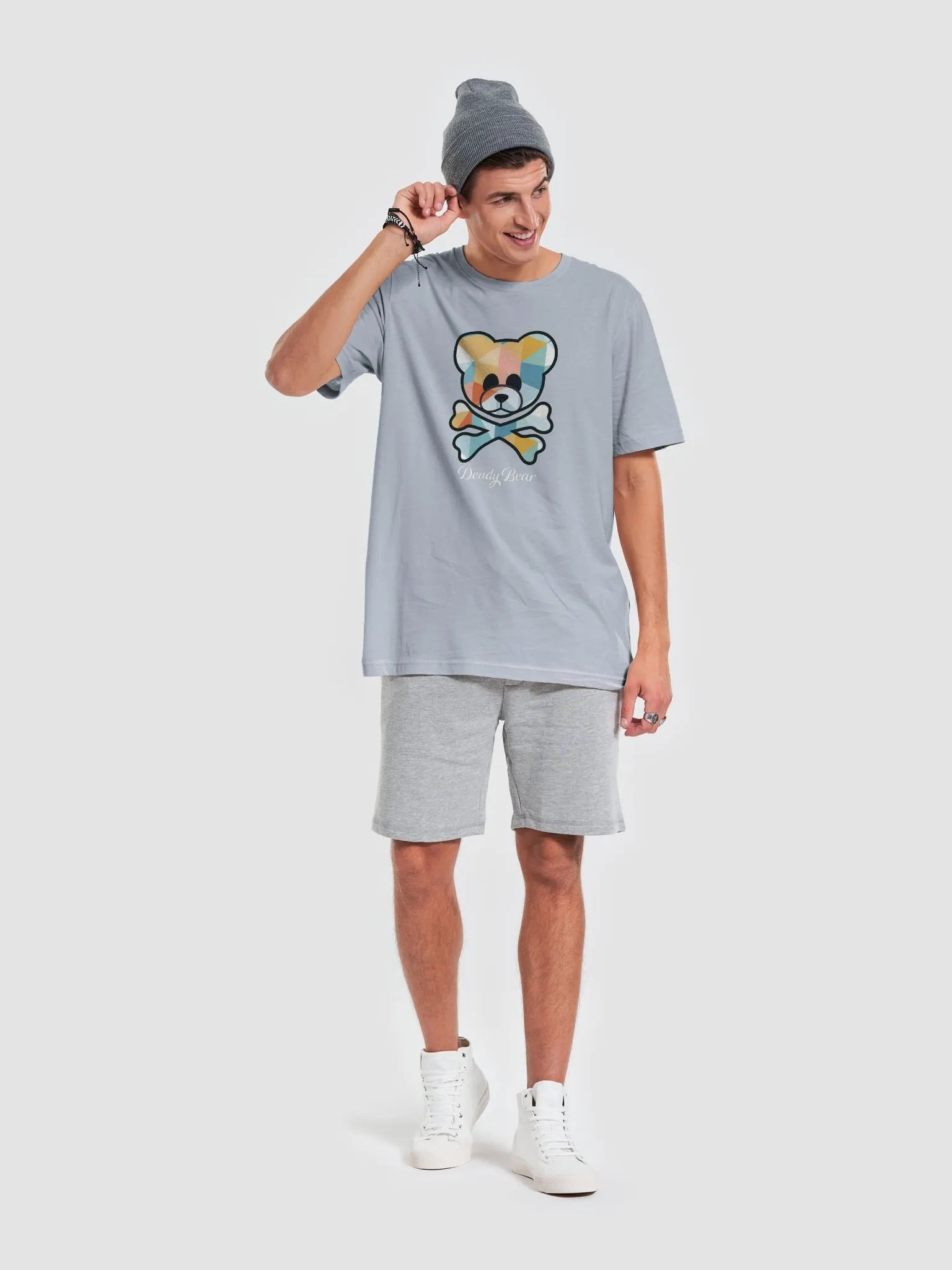 Deady Bear Geometric Graphic Tee - Men product image (6)