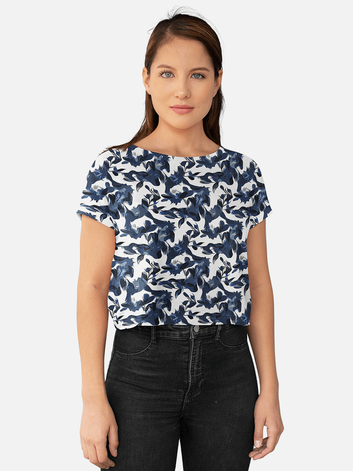 Wild Waves | Crop Tee product image (1)