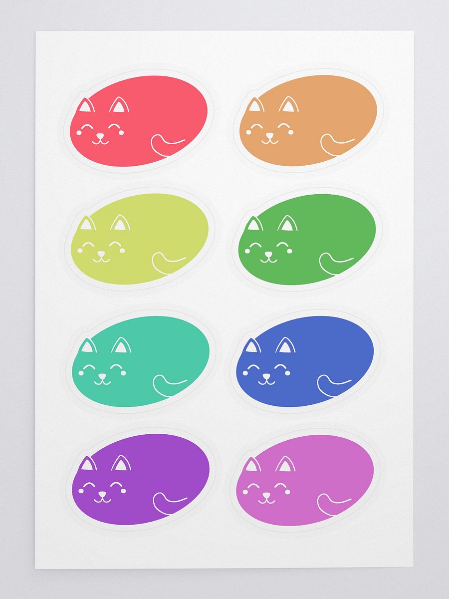Rainbow Cat Loaf Stickers product image (3)
