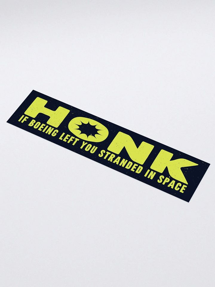 HONK For Boeing Kiss Cut Bumper Sticker product image (1)