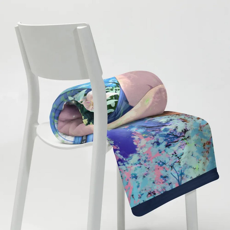 Reading Whovie 60″ × 80″ Blanket product image (8)