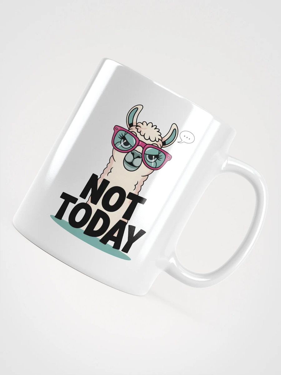Funny Llama "Not Today" Coffee Mug - Cute & Relatable Gift for Introverts product image (4)