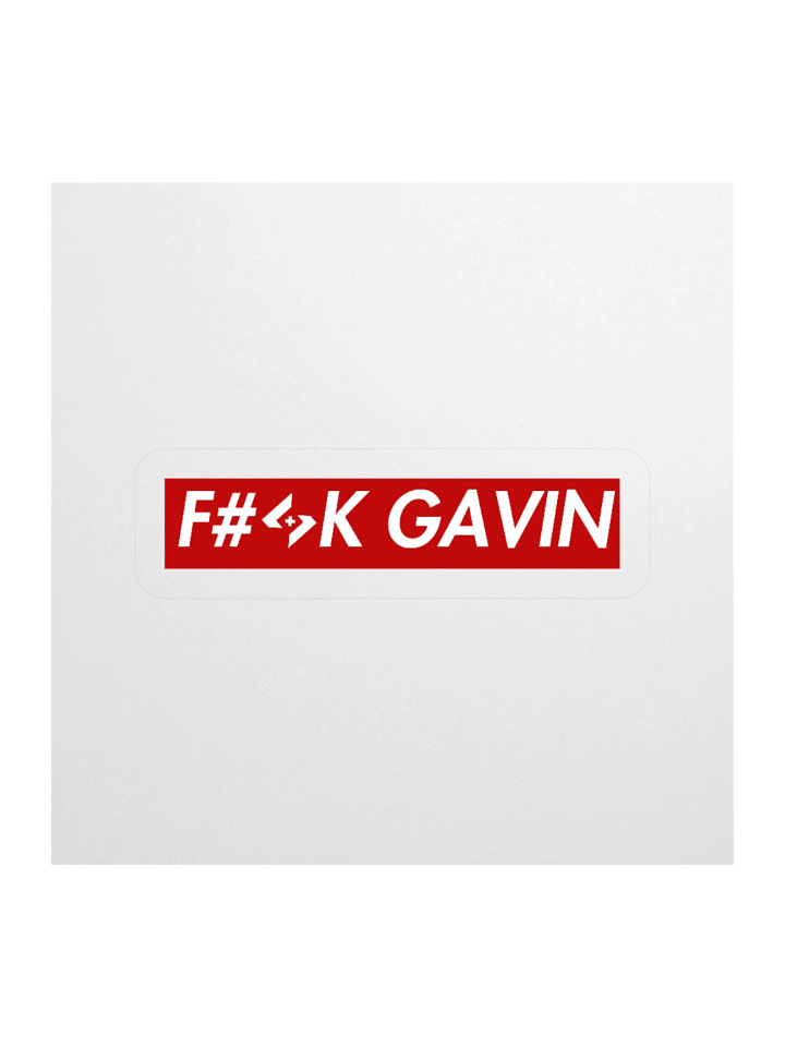 F#@K GAVIN STICKER product image (1)