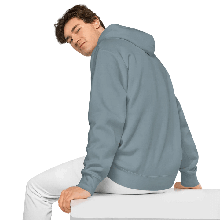 *still* on the spectrum (L.C. lake design) embroidered pigment hoodie product image (2)