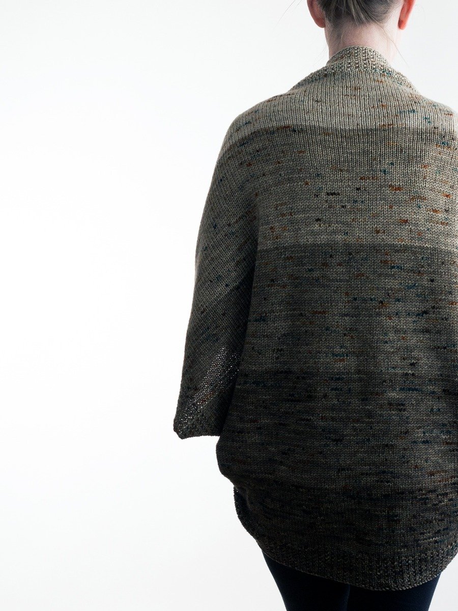 Faded Cocoon Knitting Pattern - Interdependent product image (3)
