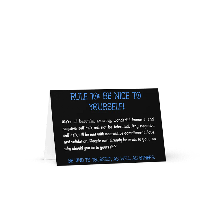 Rule 10 Greeting Cards product image (1)