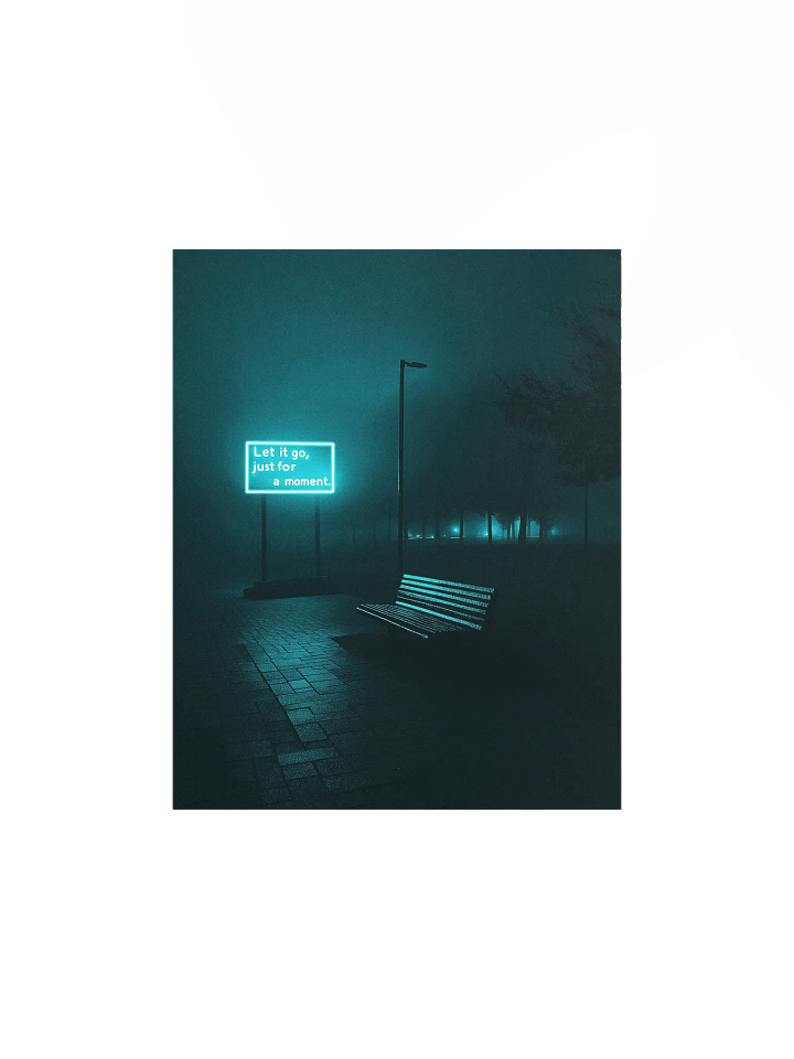 "Let it go, just for a moment" Matte Poster product image (4)