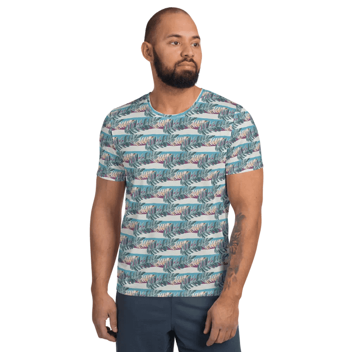 Tropical Stripes | Men´s Athletic T-Shirt product image (1)