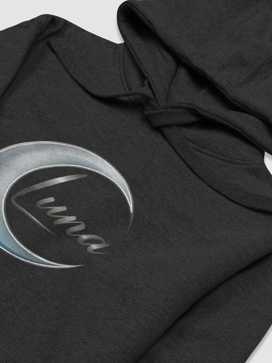Lustrous Luna Unisex Hoodie - Metallic Crescent Moon - TDSMusic product image (3)
