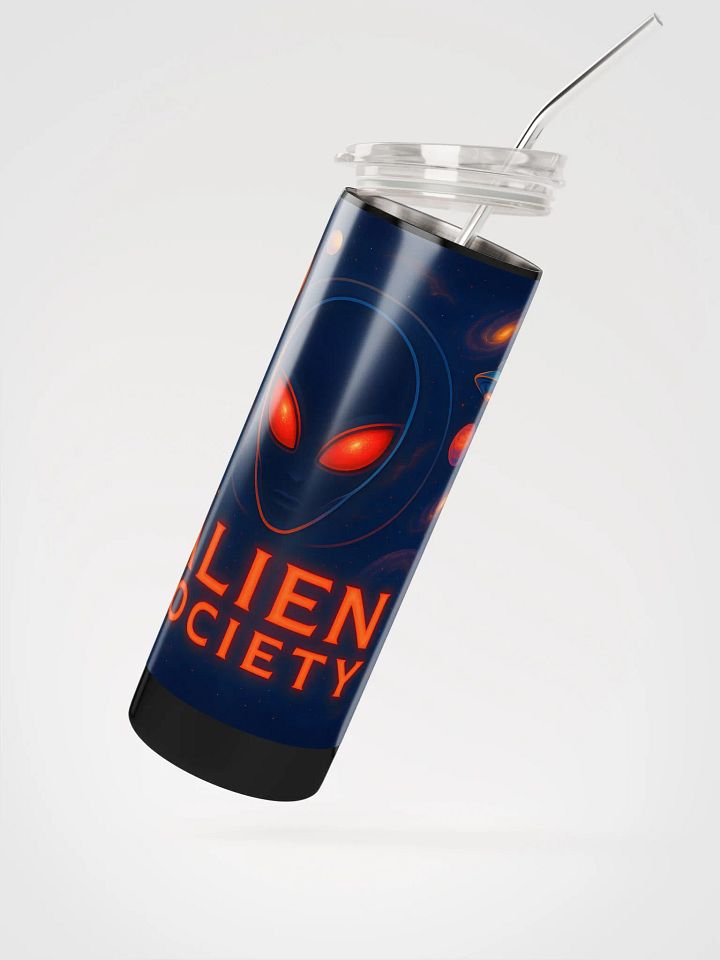 Galactic red eyes alien Insulated Tumbler product image (2)