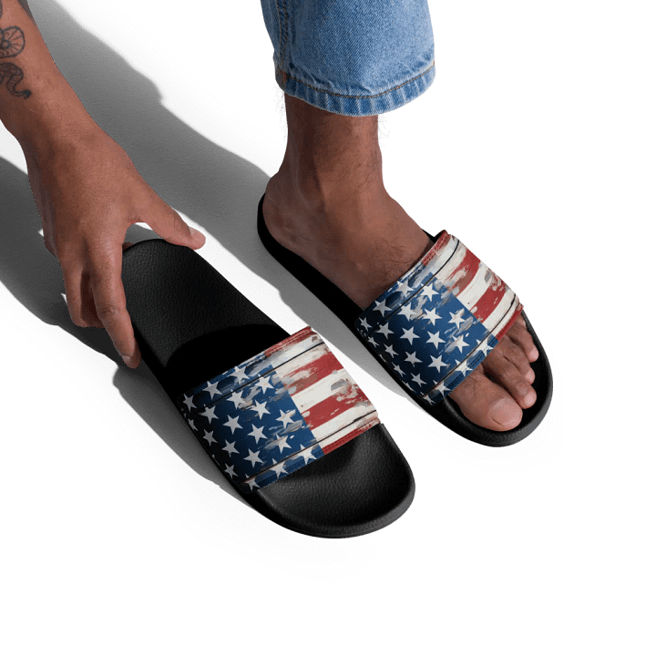 Patriotic Mens Slides product image (2)