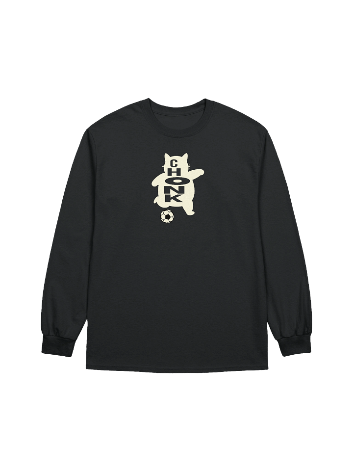 Soccer Chonk Cat - Unisex Adult Long Sleeve T-shirt product image (1)