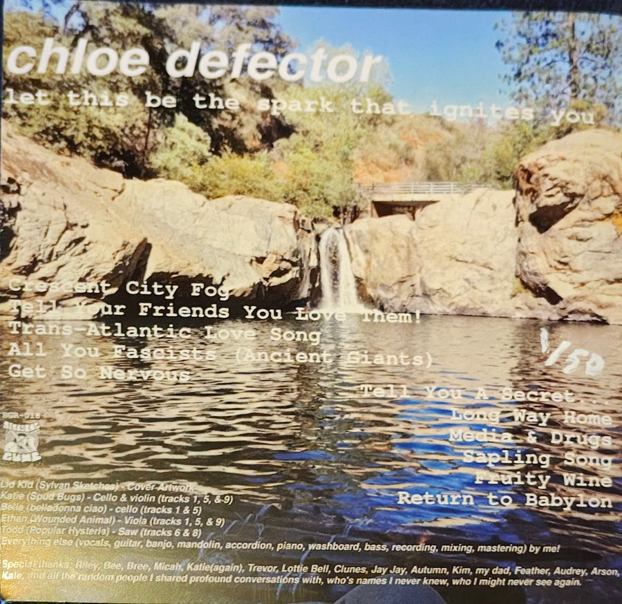 Chloe Defector - Let This Be The Spark That Ignites You [CD] product image (2)