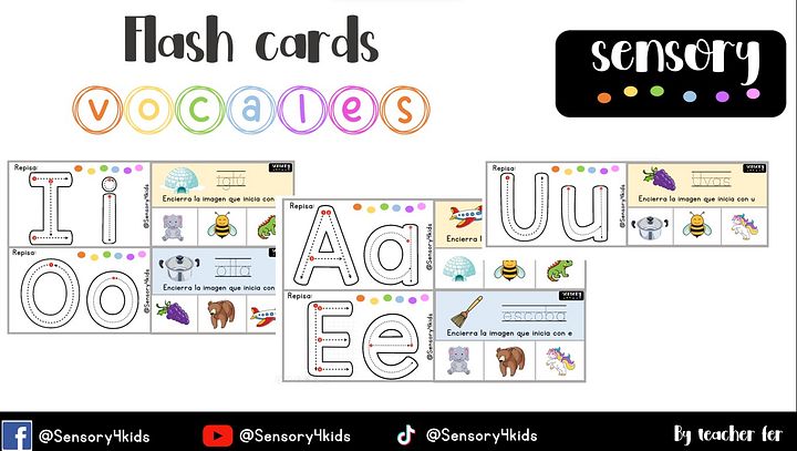 Flash cards vocales product image (1)