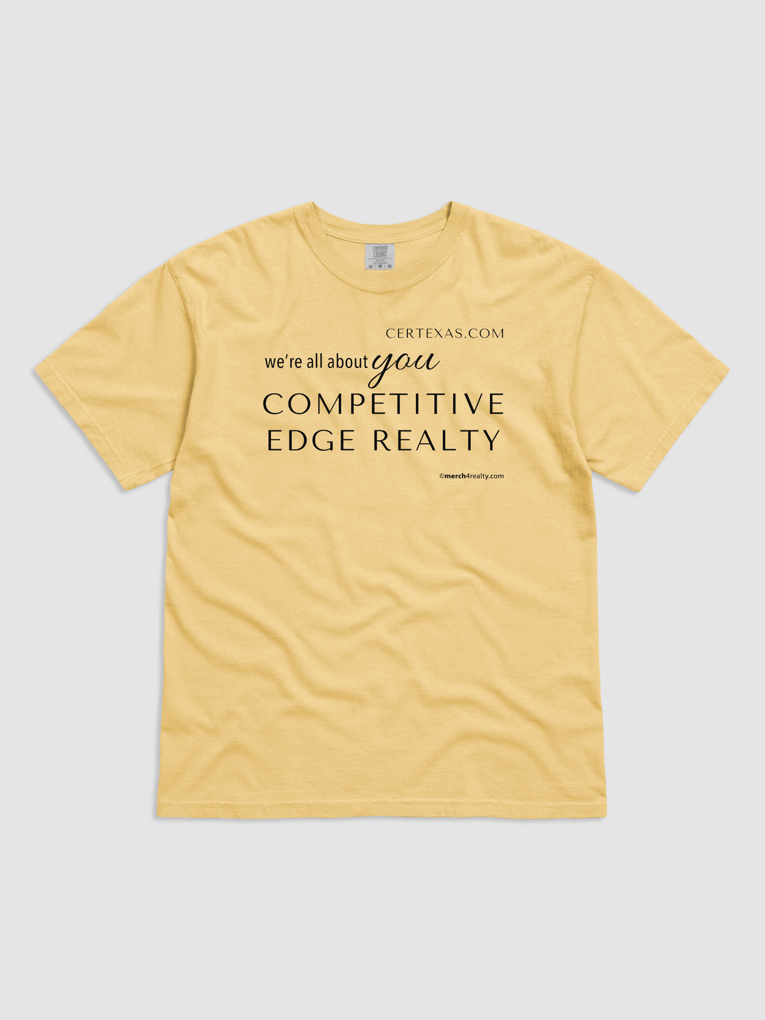 CERTEXAS Invisible Comfort: Garment-Dyed T-Shirt product image (1)