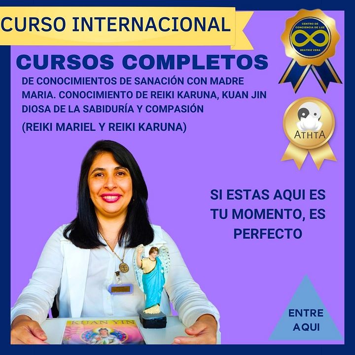 Cursos completos de conocimiento de sanación con la madre María y Kuan Jin product image (1)