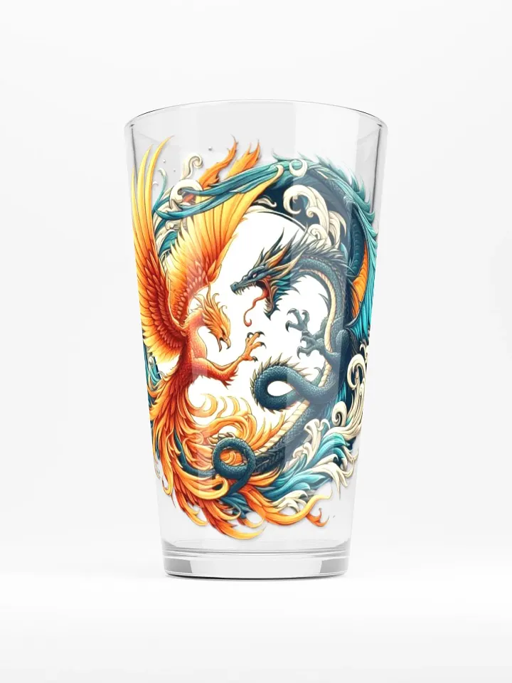 Phoenix vs Dragon Pint Glass product image (1)