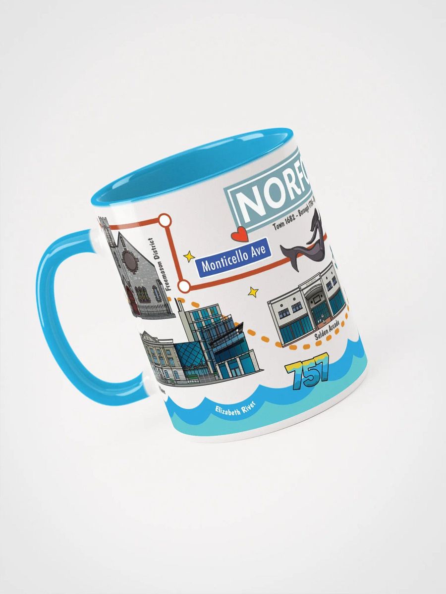 Norfolk Virginia Coffee Mug - Color Inside product image (1)