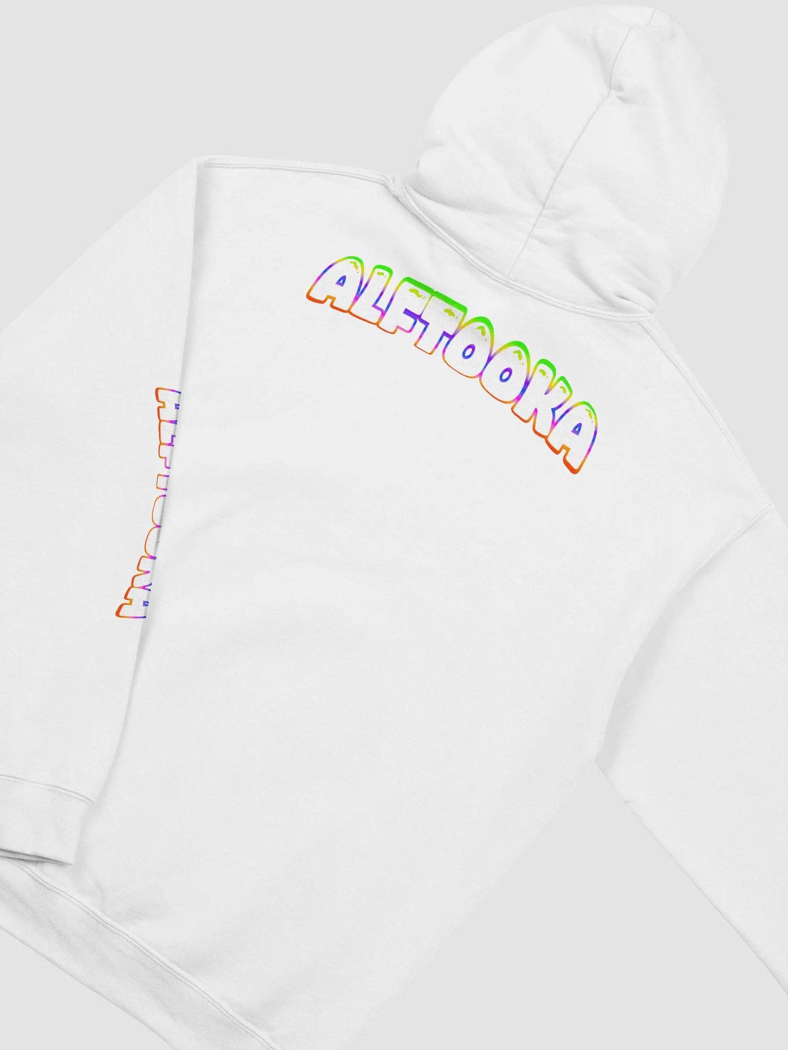 Rainbow Text Hoodie (Printed) product image (2)