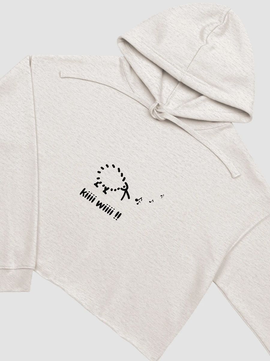 Kiwi Bird Sketch Crop Hoodie product image (10)