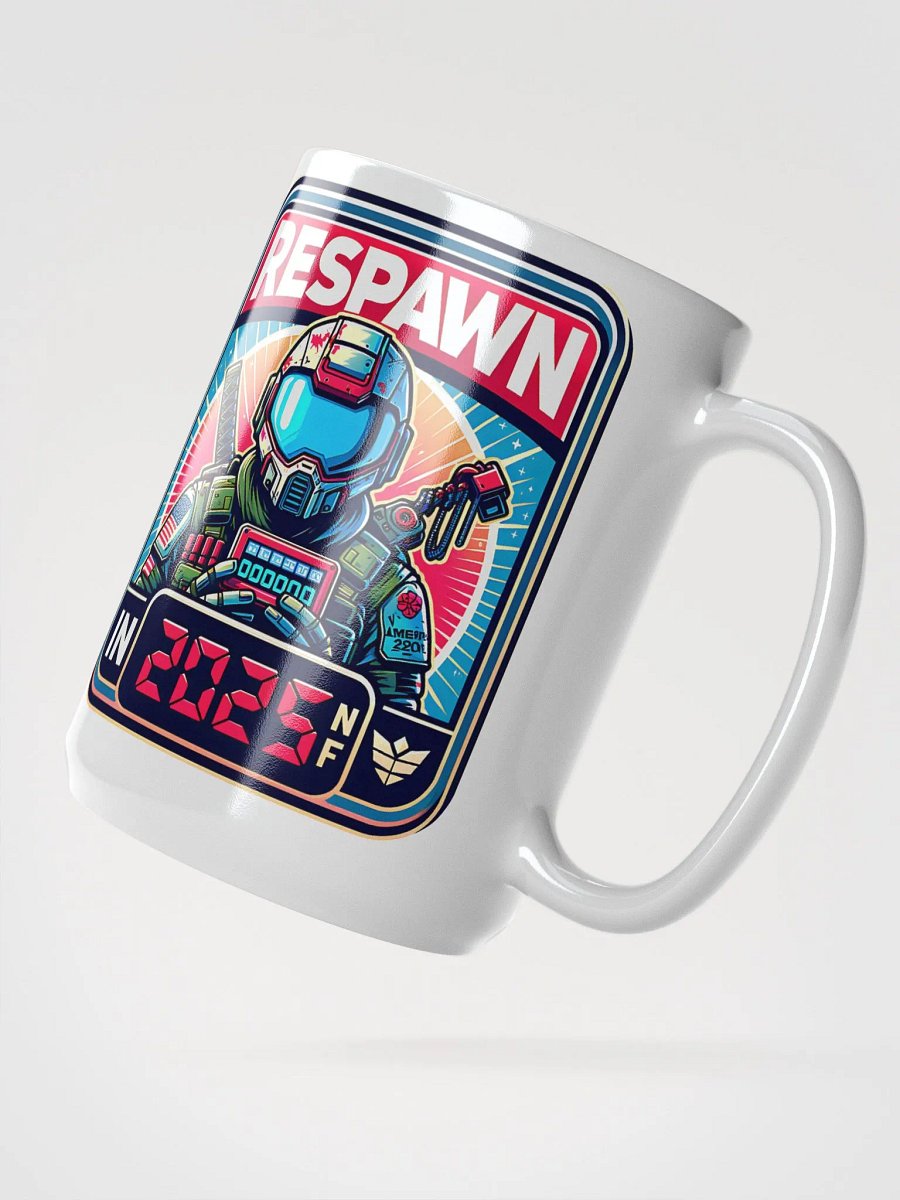 Respawn 2025 Mug – Gamer Countdown Icon Design product image (3)